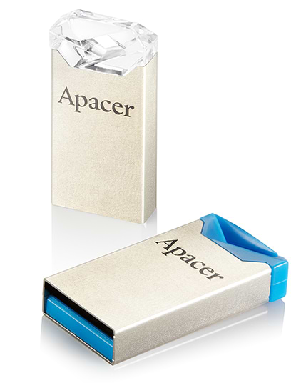 Фото - Флеш USB Apacer AH111 64GB USB 2.0 Crystal (AP64GAH111CR-1)
