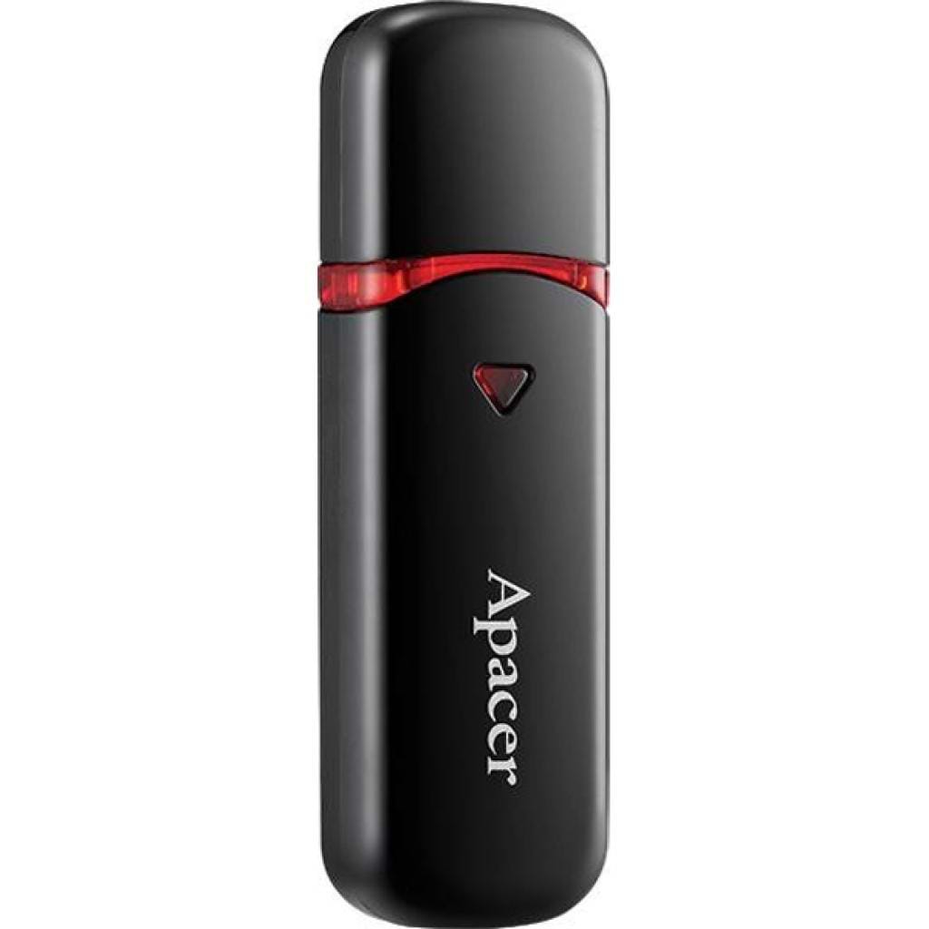 Флеш USB Apacer AH333 64GB USB 2.0 Black (AP64GAH333B-1) - Фото 1