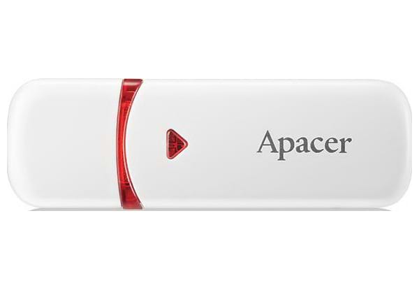 Флеш USB Apacer AH333 64GB USB 2.0 White (AP64GAH333W-1) - Фото 1