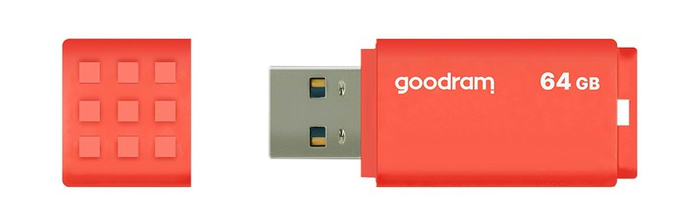 Флеш USB Goodram UME3 64GB USB 3.0 Orange (UME3-0640O0R11) - Фото 1