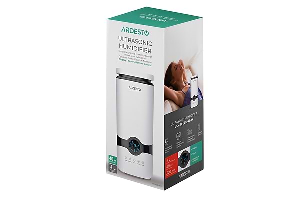 Фото - Зволожувач повітря Ardesto USH-M-LCD-4L-W