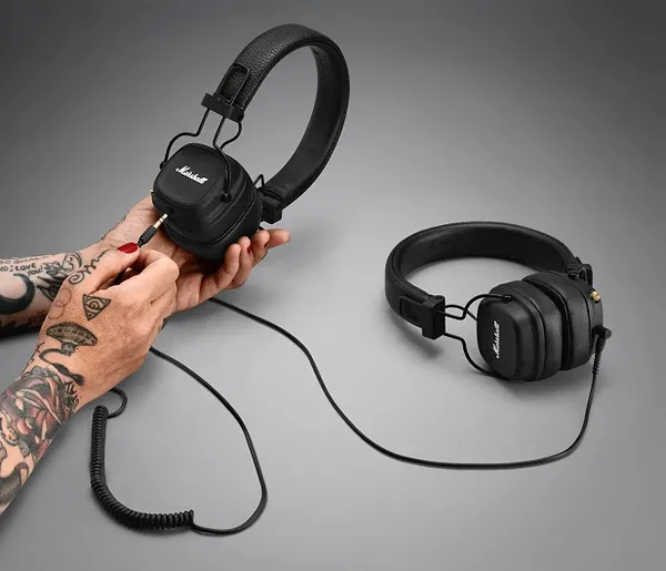 Фото - Навушники накладні бездротові Marshall Major IV Bluetooth Black (1005773)