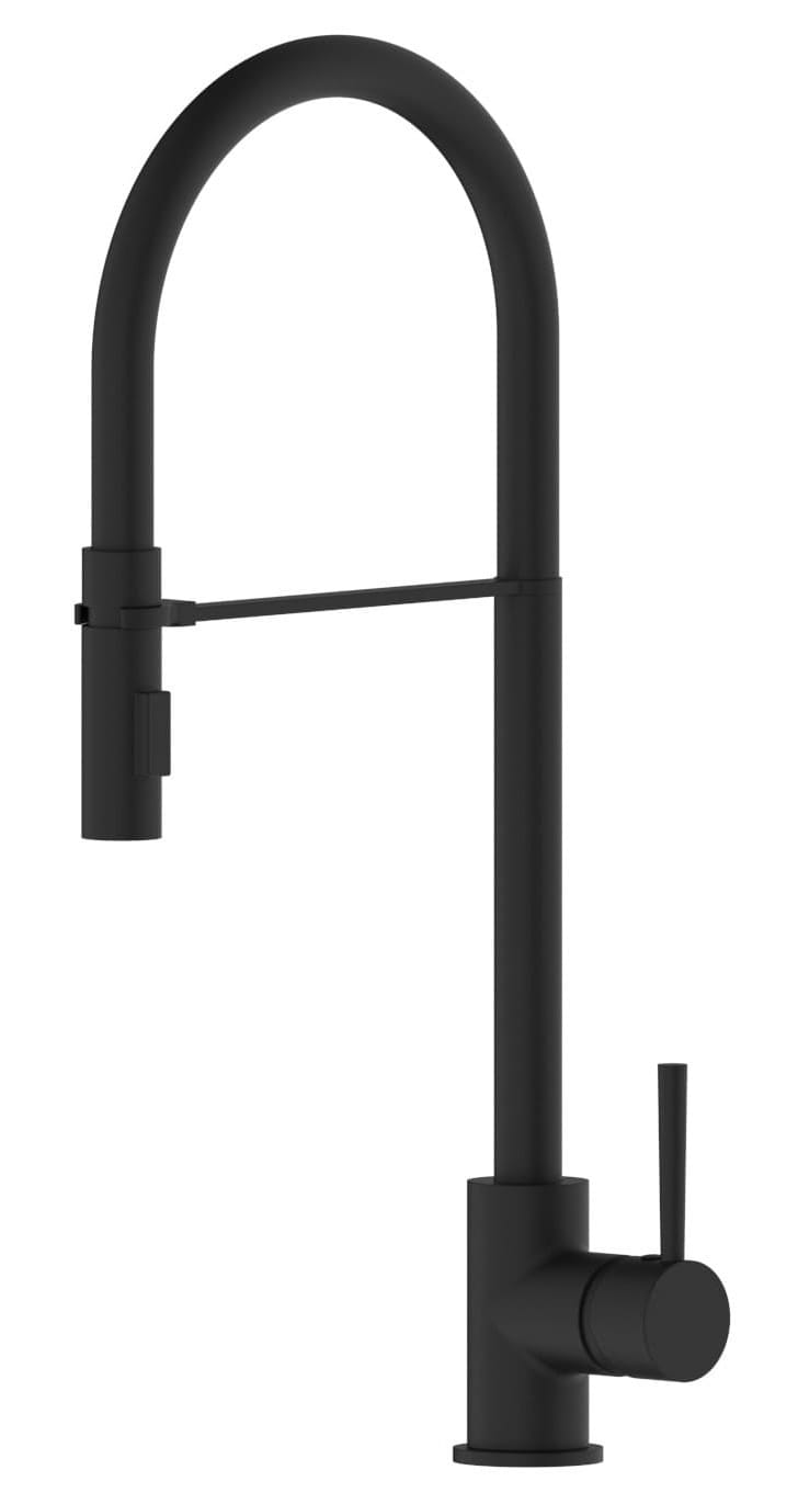 Смеситель кухонный Gunter & Hauer ROBUST Black