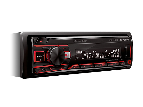 Фото - Авторесивери 1DIN Alpine UTE-204DAB Digital Media Receiver