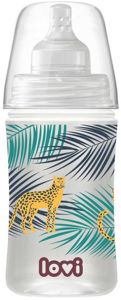 Купить Бутылочка для кормления Lovi Trends 250 мл - Jungle Vibes (21/594) - Фото 1 Бутылочка для кормления Lovi Trends 250 мл - Jungle Vibes (21/594) - Фото 1