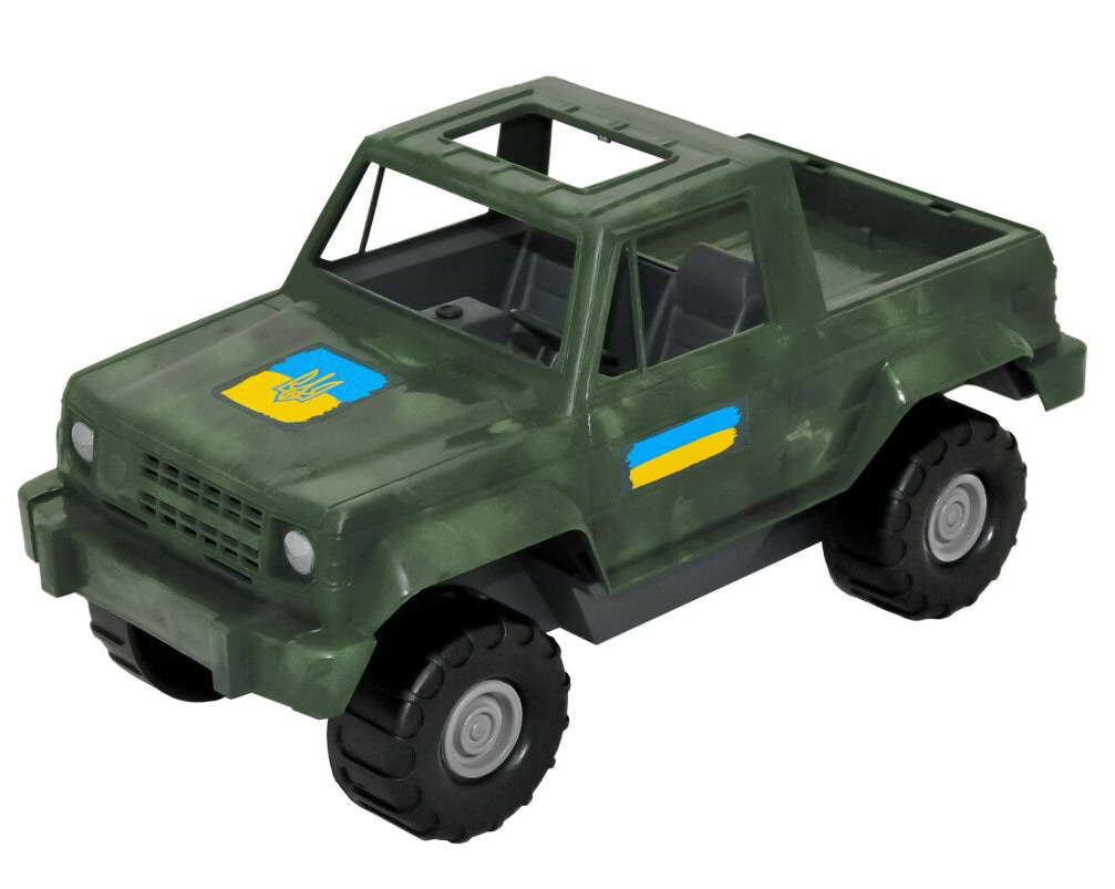 Купити Базовий ігровий транспорт для малюка Tigres Джип "Варта" камуфляжний (39941) - Фото 1 Базовий ігровий транспорт для малюка Tigres Джип "Варта" камуфляжний (39941) - Фото 1