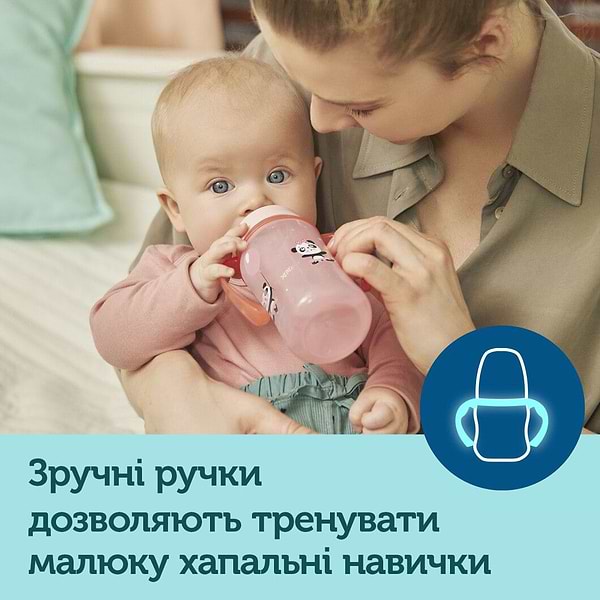 Фото - Поїльник-непроливайка дитячий Canpol babies Навчальний Easy Start Sweet fun зелений, 240 мл. (35/208_gre)