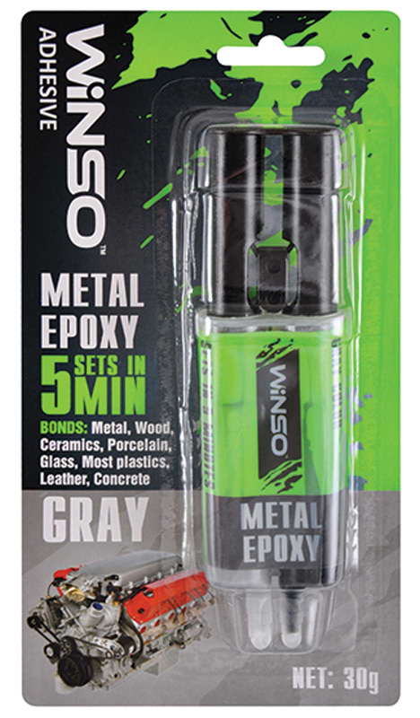 Клей для авто Winso эпоксидный серый 30g (300500)