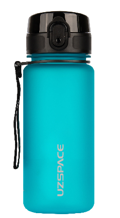 Фото - Пляшка для води UZspace 3034 Frosted 350 мл яскраво-блакитна Фото - Пляшка для води UZspace 3034 Frosted 350 мл яскраво-блакитна