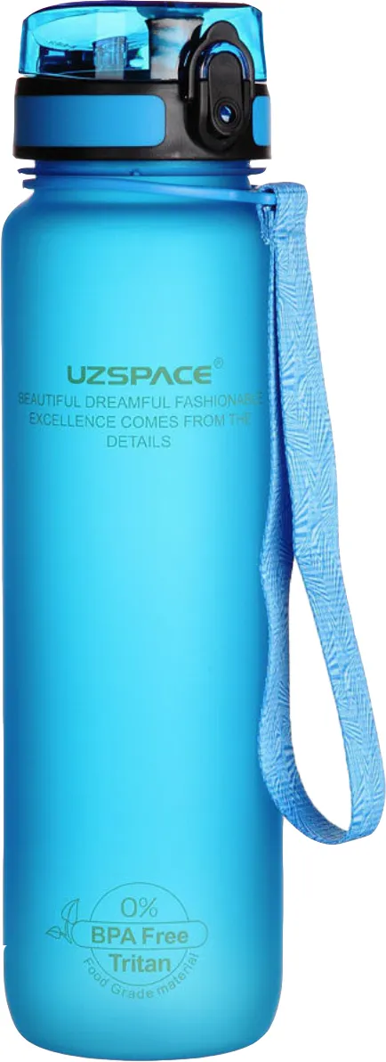 Фото - Уценка - Бутылка для воды UZspace 3038 1000 мл голубая Фото - Уценка - Бутылка для воды UZspace 3038 1000 мл голубая