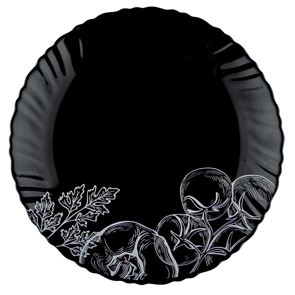 Тарелка обеденная Vittora Black Wave 220 мм (V-220Bvs)