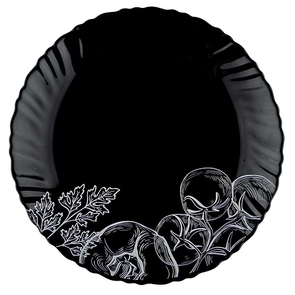 Фото - Тарелка обеденная Vittora Black Wave 220 мм (V-220Bvs)