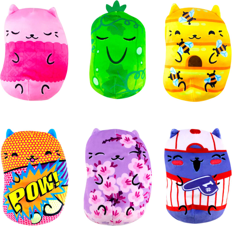 Мягкая игрушка-сюрприз Cats Vs Pickles серии «CHONK GOLD» – КОТИКИ И ОГУРЧИКИ (в ассорт., в диспл.) (V1094-18)