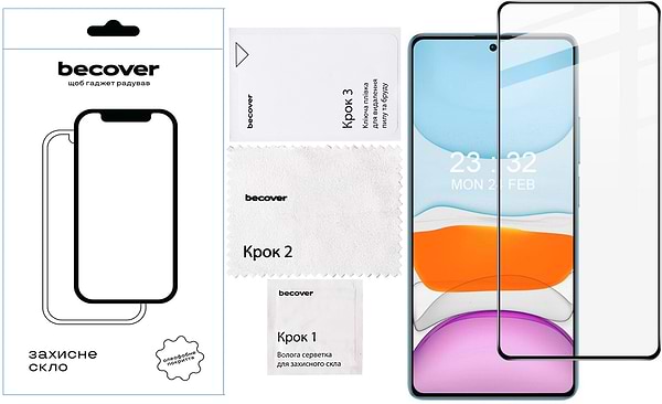 Фото - Захисне скло для смартфону BeCover for Xiaomi 14T/14T Pro Black (713322)