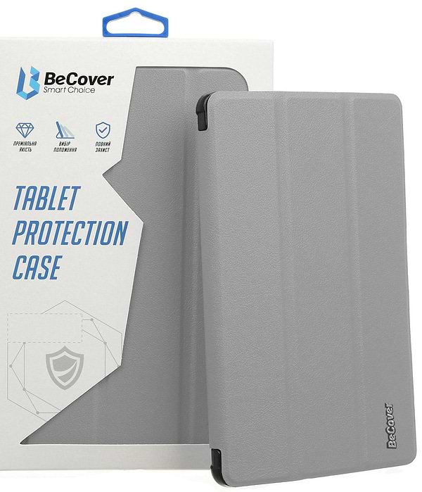 Фото - Чохол для планшету BeCover Direct Charge Pen з кріпленням Apple Pencil for Apple iPad Mini 7 2024 Gray (712461)