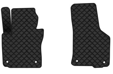 Килимки з екошкіри в салон авто передні EVAtech для Octavia A5 (AT, 8 clips) Skoda 2004-2013 2 покоління Liftback EU (SK12152AV2AV4BBB)