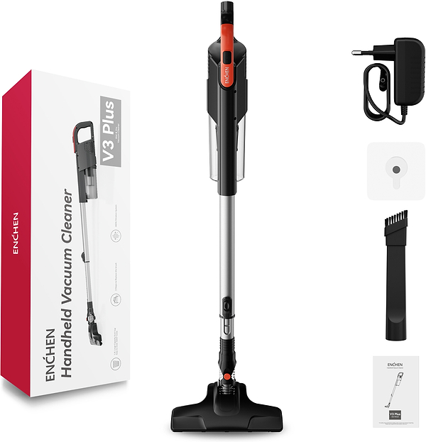 Фото - Пылесос ручной для дома Enchen Vacuum Cleaner V3 Plus Black