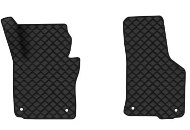 Килимки з екошкіри в салон авто передні EVAtech для Octavia A5 (AT, 4 clips) Skoda 2004-2013 2 покоління Combi EU (SK12155AE2AV4BBB)