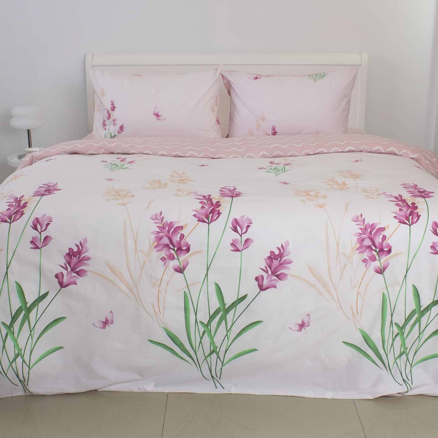 Комплект постельного белья ТЕП Happy Sleep семейный Flower Wave +нав. 50x70 см (2-03797_35205)