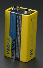Фото - Батарейка тип 6F22 (1604) Vegas V6F-22SH1-NR