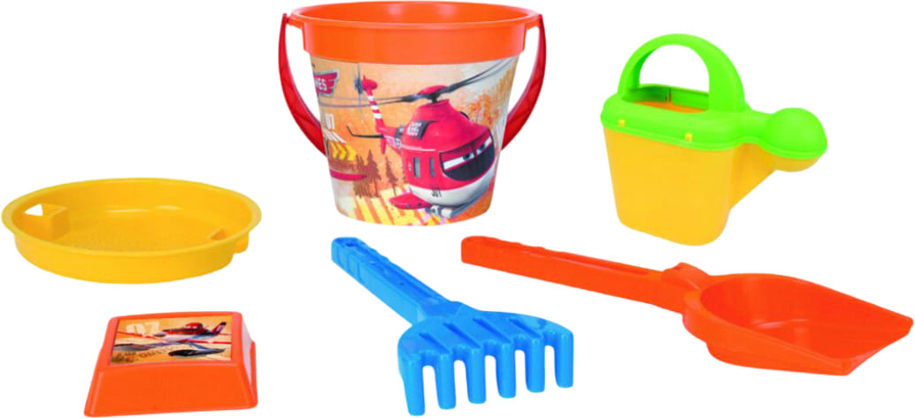 Купить Набор для игры в песочнице Wader 6 эл. Самолеты Disney (77337) - Фото 1 Набор для игры в песочнице Wader 6 эл. Самолеты Disney (77337) - Фото 1