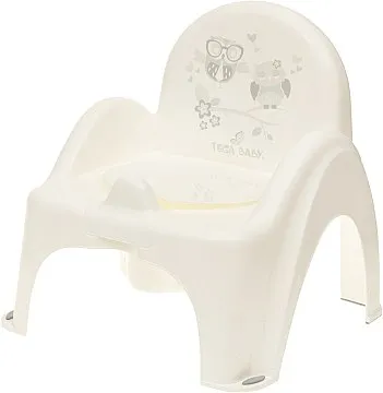 Фото - Горщик дитячий Tega Baby стільчик Сова Білий (SO-010-103)