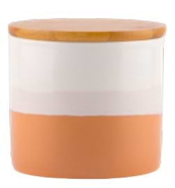 Ємність для сипучих Vittora оранж 10 см (VТ-8403) - Фото 1