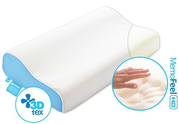 Фото - Подушка ортопедична Sonex Анатомічна з пам'яттю Comfort Wave 50x33x10/8 см (SO102069)