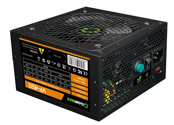 Фото - Блок живлення для ПК Gamemax ATX 450W 12 см 80+ (VP-450)
