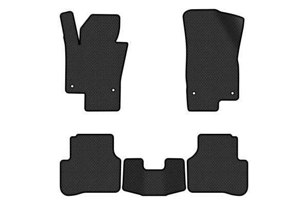 Фото - Килимки з екошкіри в салон авто EVAtech ECO для Passat (B6) (with armrest) Volkswagen 2005-2010 6 покоління Sedan EU VW3264CH5AV4BBB