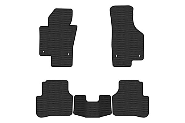Фото - Килимки з екошкіри в салон авто EVAtech ECO для Passat (B6) (with armrest) Volkswagen 2005-2010 6 покоління Sedan EU VW3264CM5AV4BBB