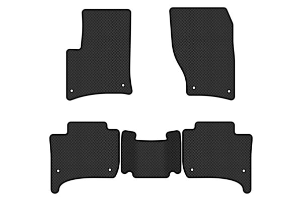 Фото - Килимки з екошкіри в салон авто EVAtech ECO для Touareg (7P) (2-zone climate control) Volkswagen 2010-2014 2 покоління SUV EU VW3402CB5AV8BBLB