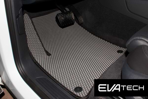 Фото - Коврики из экокожи в салон авто EVAtech ECO для Touareg (7P) Restyling (2-zone climate control) Volkswagen 2014-2018 2 поколение SUV EU VW3590C5AV8BBLB