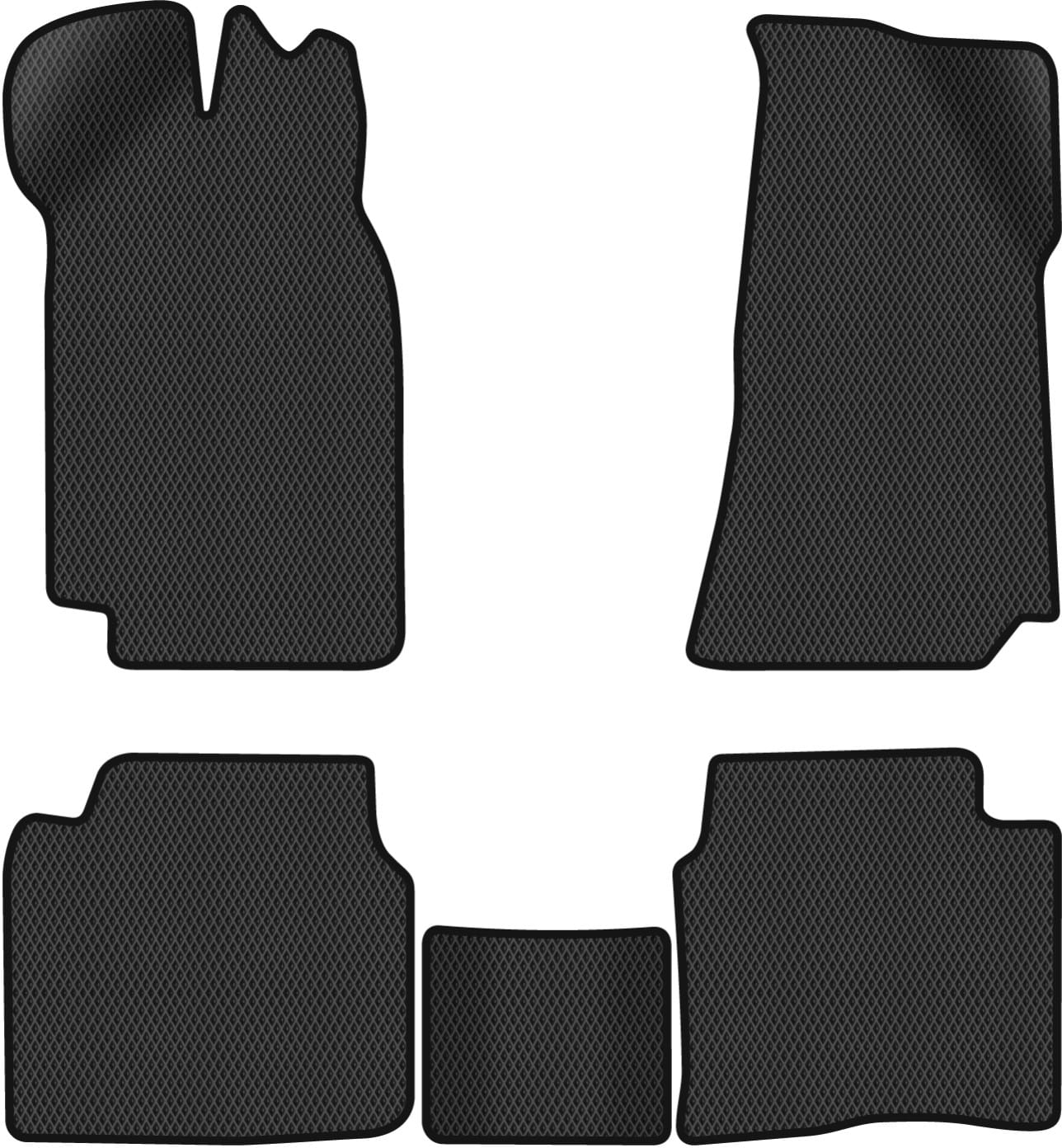 EVA килимки в салон авто EVAtech для 2107 ВАЗ 1982-2011 1 покоління Sedan EU (VA12382C5RBB)