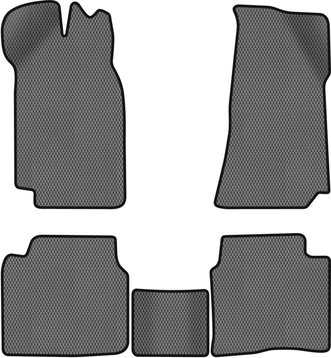 EVA коврики в салон авто EVAtech для 2107 ВАЗ 1982-2011 1 поколение Sedan EU (VA12382C5RGB)
