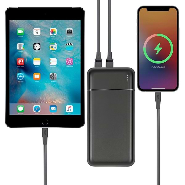 Фото - Батарея мобільна RIVACASE RIVAPOWER 10000 mA Black (VA2101)
