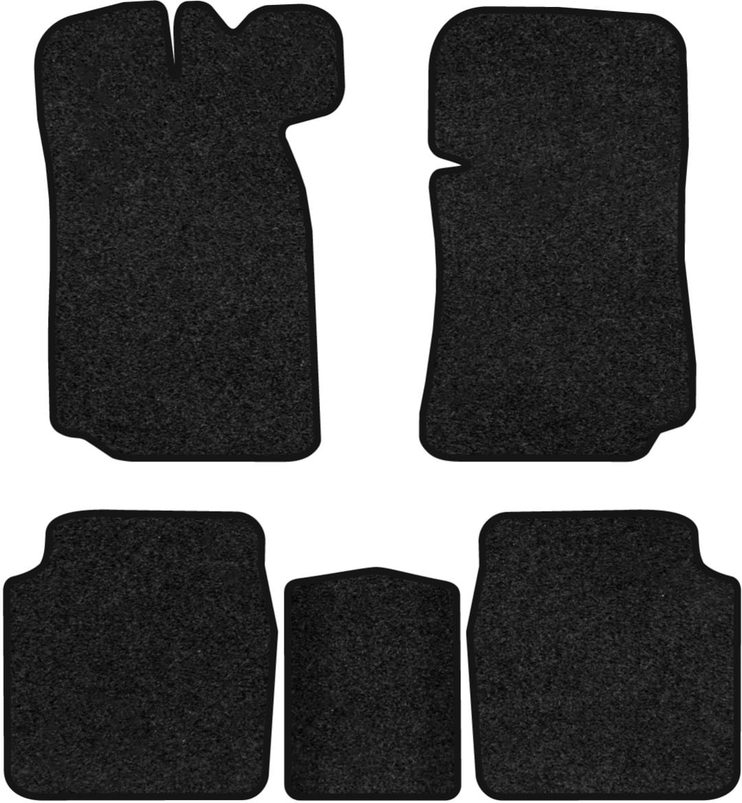 Коврики ворсовые в салон авто EVAtech Premium для ВАЗ 21061 1976-2006 1 поколение Sedan EU черный кант (VA53416C5VPB)