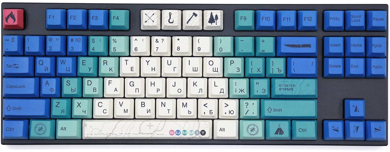 Клавиатура проводная игровая Varmilo VA87M Summit R2 Cherry MX Brown (VA87MA022A2A2A06A007)