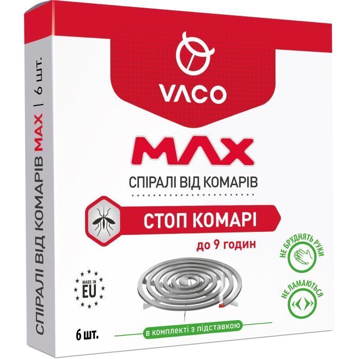 Спрей от насекомых VACO от комаров 6 шт. (5901821952651)