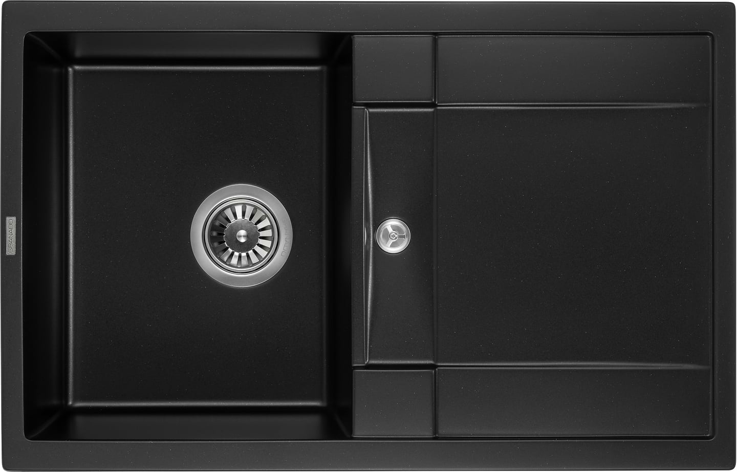Мийка кухонна GRANADO Valencia Black Shine - Фото 1