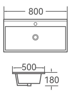 Фото - Раковина для ванной VALESO 8038-80