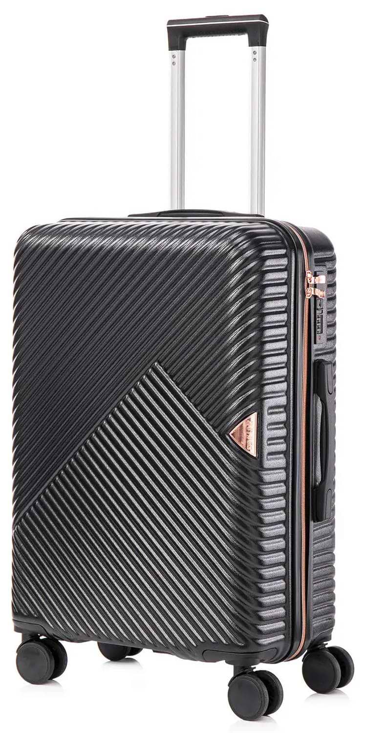 Чемодан Semi Line M Black (T5726-2)