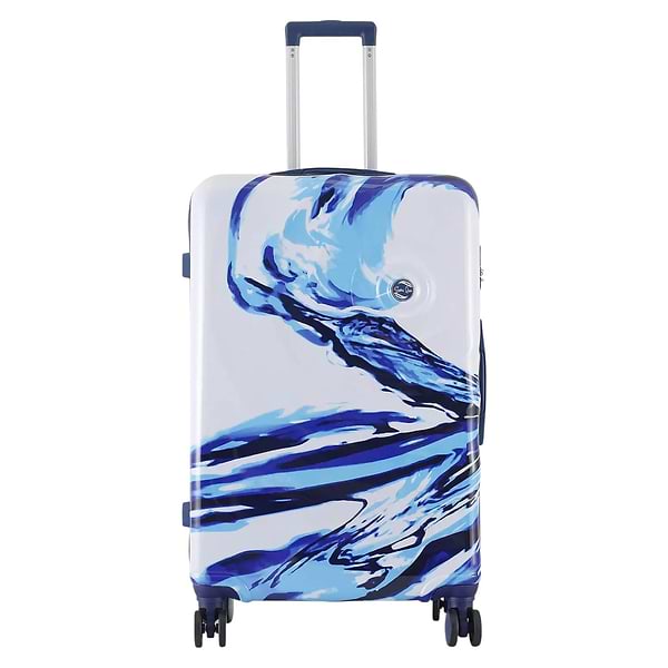 Фото - Валіза Semi Line L White/Blue Print (T5653-3)