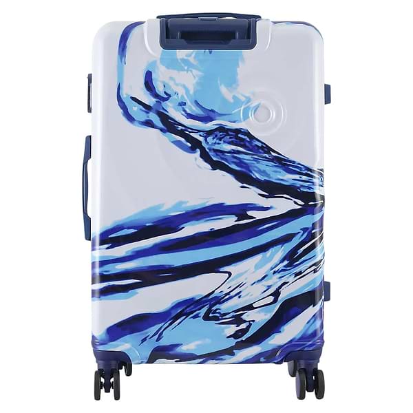 Фото - Валіза Semi Line L White/Blue Print (T5653-3)