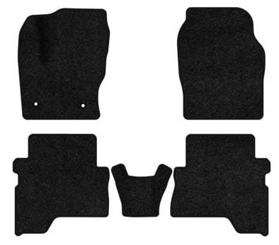 Фото - Коврики ворсовые в салон авто EVAtech Standard для Ford C-Max (C344) (2 clips) 2010-2019 2 поколение Minivan EU черный кант FD12377CD5FC2VEB