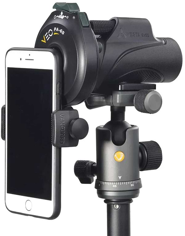 Фото - Штативна голівка Vanguard Digiscoping Adapter VEO PA-65 для смартфона (VEO PA-65)