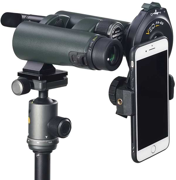 Фото - Штативна голівка Vanguard Digiscoping Adapter VEO PA-65 для смартфона (VEO PA-65)