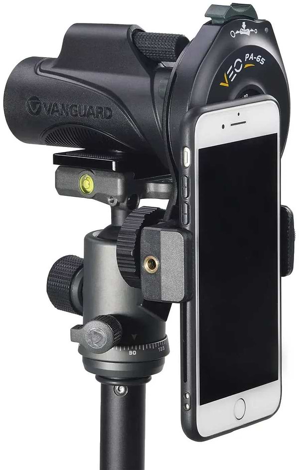 Фото - Штативна голівка Vanguard Digiscoping Adapter VEO PA-65 для смартфона (VEO PA-65)