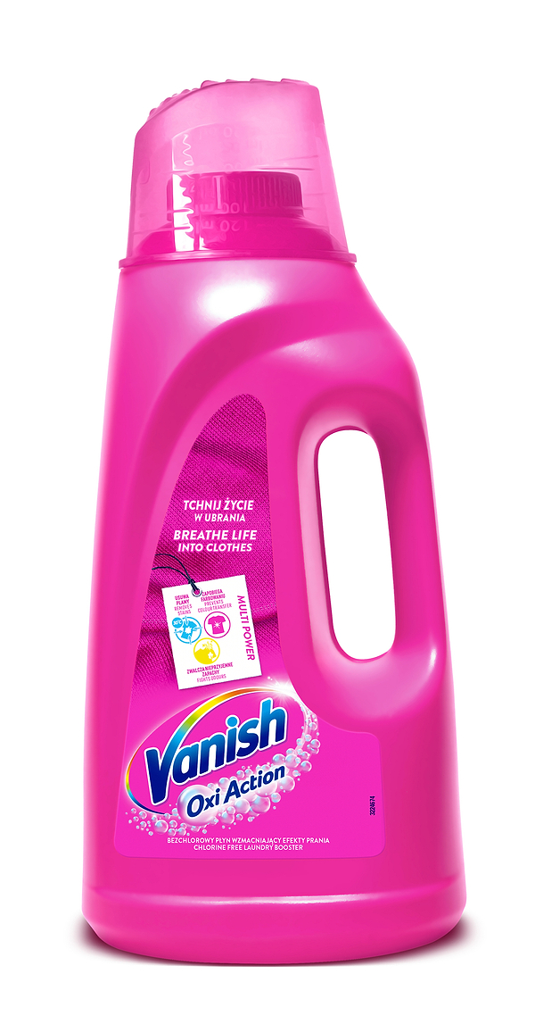 Фото - Засіб для видалення плям Vanish OXI ACTION ІНТЕЛЕКТ PLUS PINK 2л