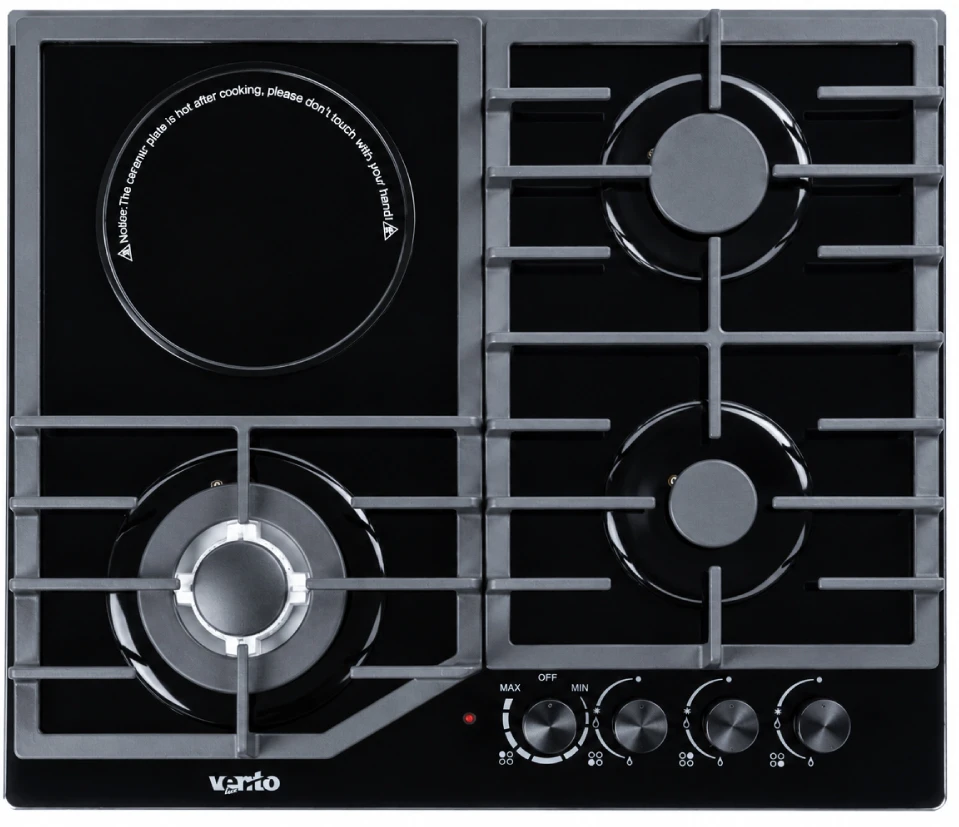 Варочная панель комбинированная Ventolux HG631 L11G CEST (BK)